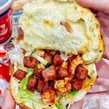 塔斯汀小龙虾中国汉堡🍔—“没钳也要爆有料”超满足！