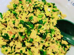 野胡葱炒土鸡蛋-吃饭皇帝大土家民族菜(正大广场店)