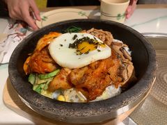 辣白菜五花肉石锅拌饭-七八冷面·延边朝鲜族美食(圣熙八号店)