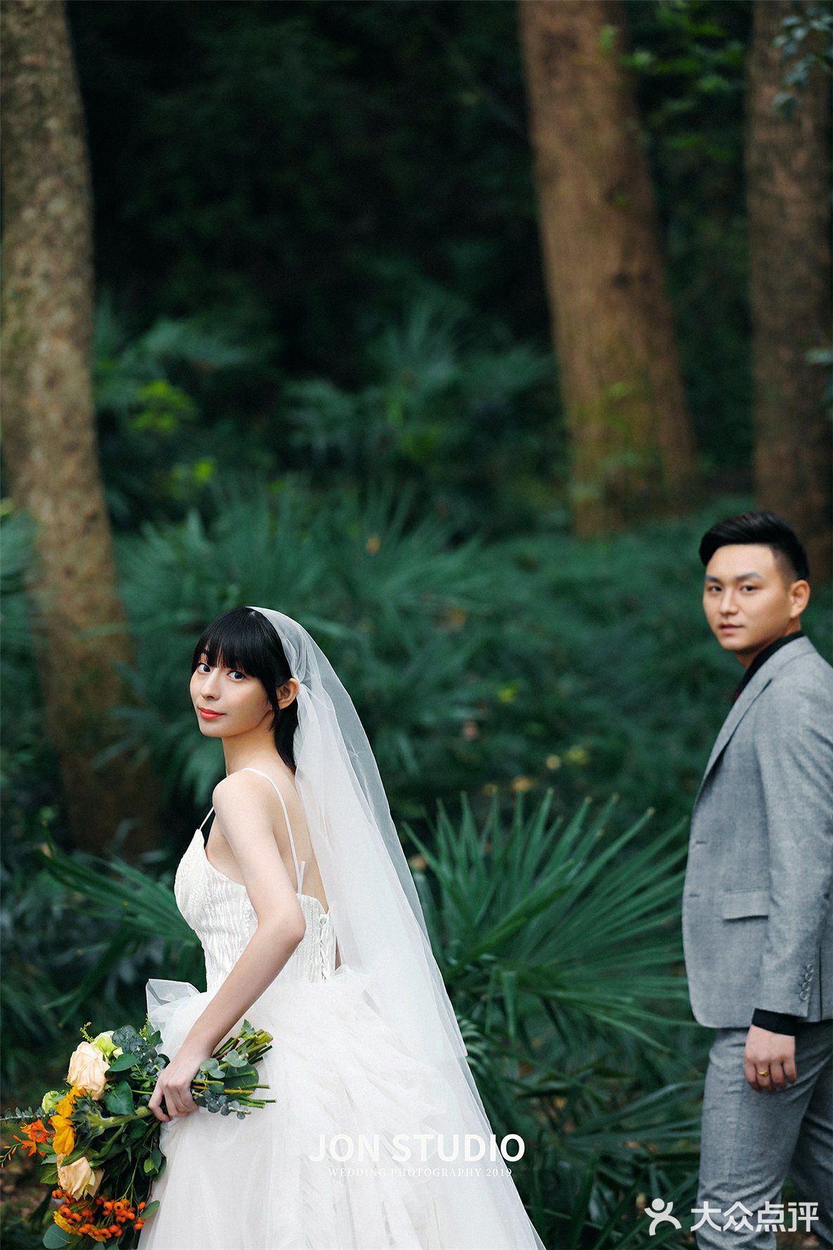 仙仙的外景森系婚纱照