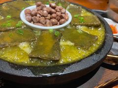 铁板野菜豆腐-农厨好味·温泉鹅·农家菜