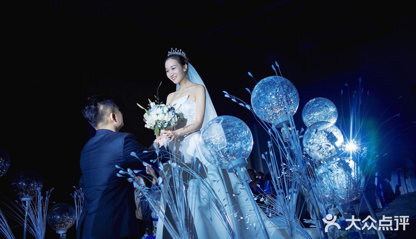 性价比超高的蓝色治愈婚礼✨｜天津婚礼