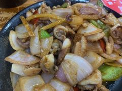 炒八爪鱼-台州老六海鲜面馆(上南总店)