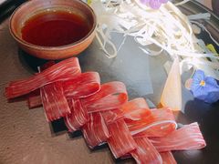 三年金钱火腿配大理手撕乳扇-泓0871臻选云南菜·味庄