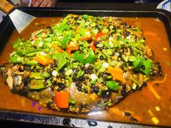 豆豉烤鱼-我爱鲈鱼地摊烤鱼(上河城店)