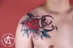 点击看大图 锁骨-AC TATTOO 纹身