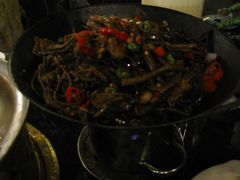 干锅茶树菇-老浒记烤鸭-北京菜(琉璃厂店)