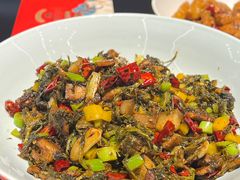 淅川酸菜炒黑猪肉-唐河王记·南阳民间菜(国基路店)