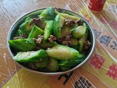 丝瓜炒鸡杂-满記土窑烧鷄波浪山莊