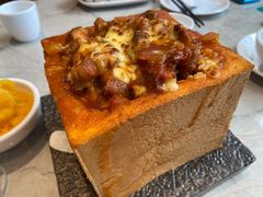茄汁猪扒金砖焗饭-锦园春香港茶餐厅(西海湾旗舰店)