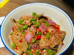 辣蓬蓬的猪肝拌面-毒蛇面馆(人民广场店)