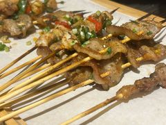 -山野的朋友露营炭火烤肉