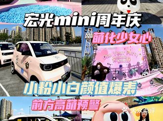 萌化少女心️宏光MINI EV一周岁快乐｜前方高萌预警️