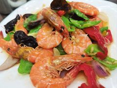 青椒炒对虾-望海潮海鲜店 特色家常菜(在海一方店)