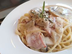 蘑菇培根白汁意粉-西关84·History·Art·Cafe