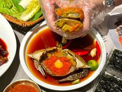 -草家酱蟹炭火烤肉店(珲春南路一店)