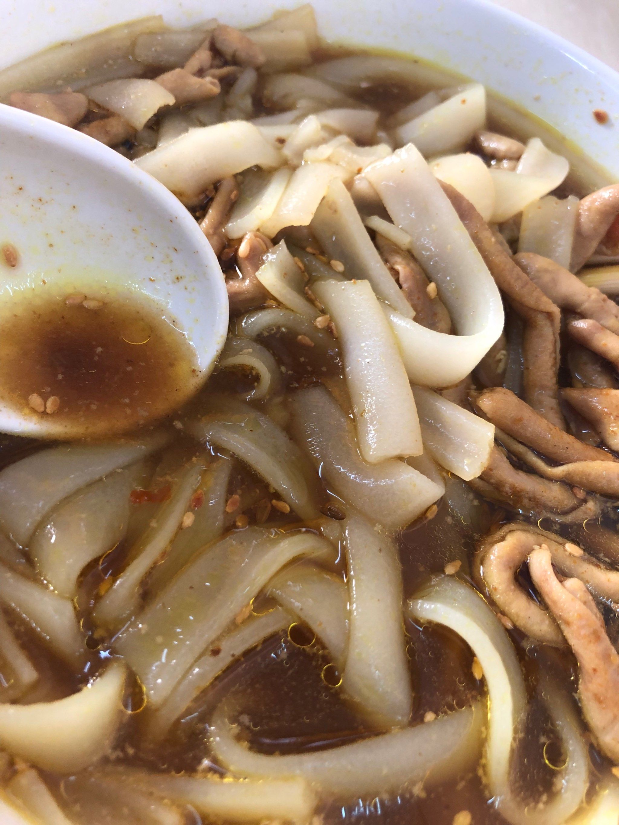 难吃的鹅肠河粉