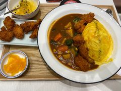 炸鸡块咖喱蛋包饭套餐-池奈·咖喱蛋包饭(熙地港店)