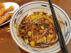 葱炒鳝糊面-爱家面馆(常州总店)