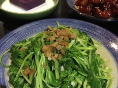 油渣鸡毛菜-兰溪小馆(东直门簋街店)