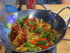 -临沂铁锅鲜鸡现炒青椒大公鸡干煸鸡(三元桥店)