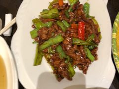 杭椒牛柳-勺园中餐厅