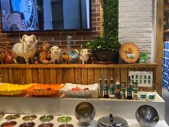 自助调料区-草原塞蛮羊火锅城(港湾店)