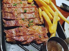 澳洲谷饲黑安格斯西冷牛排-澳骄 Aussie Kitchen·手工披萨·西餐(国大店)