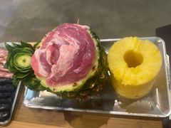 大凤梨猪肋条-霸腹烤肉(厦门柚子番店)