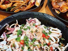 白灼鱿鱼-星记小馆·小蓝龙·老南京砂锅菜(上海路店)