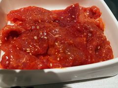 捞派滑牛肉（半份）-海底捞火锅(长宁路龙之梦店)