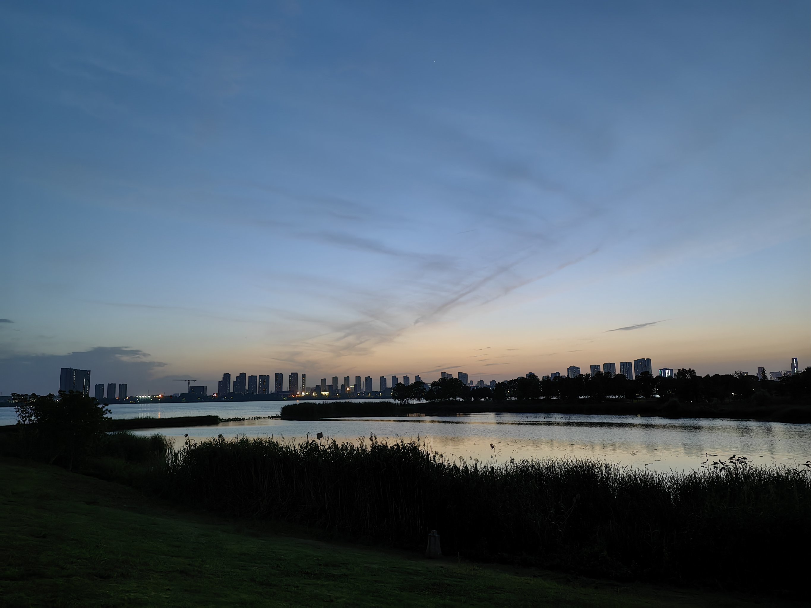 黄家湖的落日,真美啊