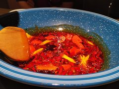 重庆原始红油现炒锅底-王歘歘·chuǎ火锅(五道营店)