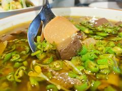 青椒毛血旺-南堂館川菜文化餐厅(天府店)