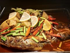 -探鱼·鲜青椒爽麻烤鱼(西南商都店)