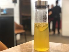 清新爽口的青柠茉莉冰饮-106餐厅(山水文园店)