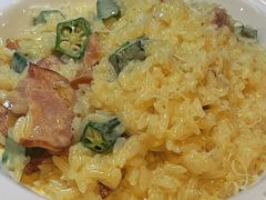 培根秋葵烩饭-爱茉莉意大利西餐厅