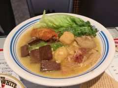 一碗全拼车仔面-敏华冰厅(平安金融中心店)