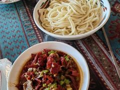 辣皮子肉拌面-巴依老爷新疆美食(工体旗舰店)