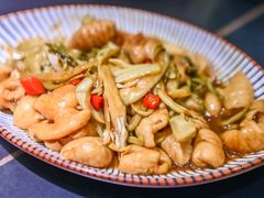 水绿菜炒大肠-原味田园·客家菜·土窑鸡(中航城君尚购物中心店)