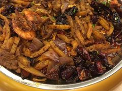 干锅排骨虾-干锅鱼庄(北京荟聚店)
