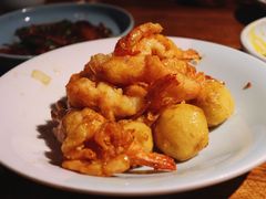 梨球酥虾-小吊梨汤·北京菜·烤鸭(鸟巢店)