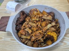 内蒙焖面-内蒙焖面大盆骨餐馆(山大路店)