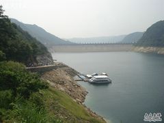 俯瞰白溪水库-浙东大峡谷风景区