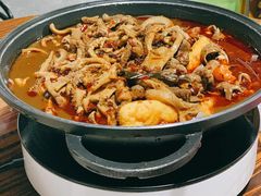 -老红桥炸灌肠牛肚锅烧烤(定福庄店)