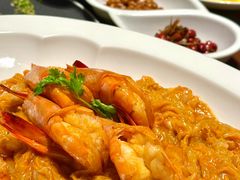 渤海湾对虾炖白菜-喜鼎海胆水饺(东港店)