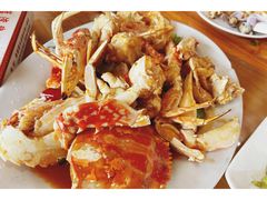 姜葱炒蟹-蓝湾碧波·老字号·疍家非遗海上餐厅