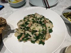 荠菜炒年糕-钱塘花园·宁波菜