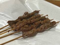 油炸羊肉串-四爷捞锅·潮汕牛仔骨火锅(泉城路店)