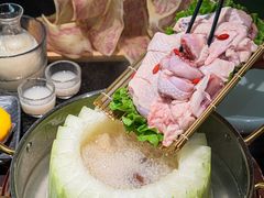 -得意咚瓜·顺德鱼生·冬瓜盅火锅